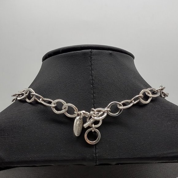 Rare Vintage Lois Hill Pendant Necklace Granulation Leaf Pendant w/Matching Ear - Picture 5 of 9